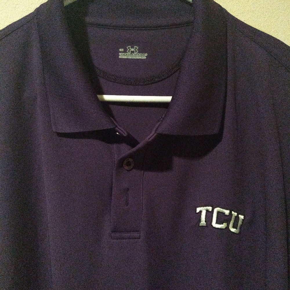 TCU UnderArmour polo